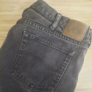 Lee Men's 40W Regular Fit Dark Wash Denim Jeans 40x32